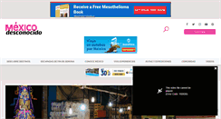 Desktop Screenshot of mexicodesconocido.com.mx