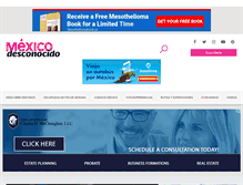 Tablet Screenshot of mexicodesconocido.com.mx